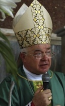 Józef Wesołowski, former archbishop and former apostolic nuncio to Bolivia 1999-2002; Kazakhstan, Tajikistan, Kyrgyzstan, and Uzbekistan 2002-2008; and the Dominican Republic 2008-2013; also apostolic delegate to Puerto Rico 2008-2013; laicized 2014; trial commenced by the Vatican City State in July 2015