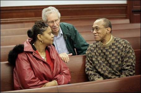 A few of the courtroom spectators came to the sentencing to support the victims.
