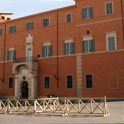 The Palace of the Holy Office, in Rome, which houses the Vatican Congregation for the Doctrine of the Faith