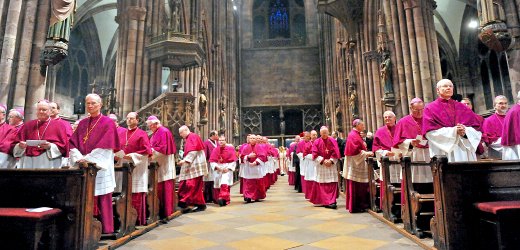 Catholic Bishops with the German Bishop's Conference in a 2010 archive photo.