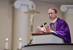 Archbishop William E. Lori delivers the homily during Mass at the Basilica of the National Shrine of the Assumption of the Blessed Virgin Mary in Baltimore March 20, after Pope Benedict XVI named him the new archbishop of Baltimore.