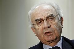 Ettore Gotti Tedeschi, president of the Vatican bank, in Rome in late February (CNS/Reuters/Alessandro Bianchi)