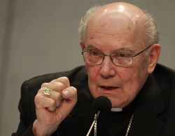 Cardinal William Levada is seen in a 2009 file photo. (CNS photo/Tony Gentile, Reuters)