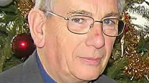 Canon Gordon Rideout was arrested in March following a nine-month investigation