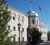 The outside of the Nevada State Senate building (Photo taken by Dave Parker, licensed for use under a Creative Commons license)