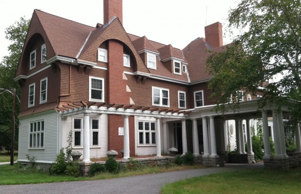 Oakhurst, a property in Northbridge owned by the Catholic Diocese of Worcester (David Boeri/WBUR)