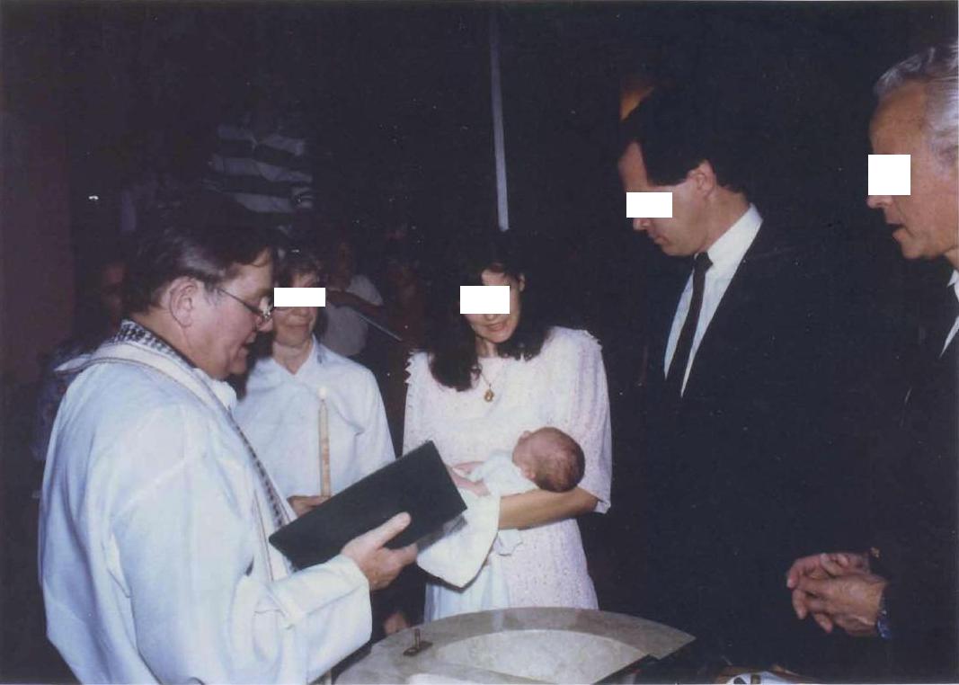 Donald McGuire SJ knew Jesuits don’t need permission to baptize the flock, in Phoenix 1987.