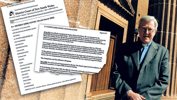 A file photograph of Bishop Geoffrey Robinson, former chair of Encompass Australiasia, regarded highly for his efforts to improve the Catholic Church's response to sex abuse. District Court documents revealing how a priest who admitted to child sexual abuse in 2002 was treated in Emcompass in 2003. The police did not learn of the offences until 2007.