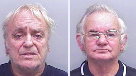 Peter Petrauske (left) described himself as "a high priest" while Jack Kemp said he was the victim of a bizarre conspiracy