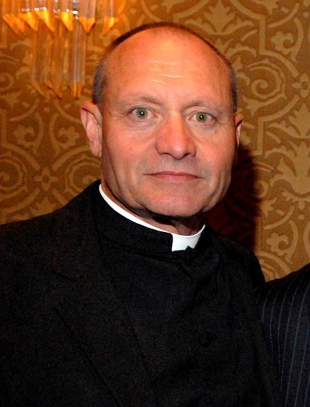 Monsignor Kevin Wallin, of Bridgeport, Conn., was charged along with four others with selling crystal meth as part of a cross-country drug ring. Image courtesy of the Connecticut Post.
