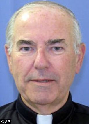 Both Edward Avery, left, and Rev. Charles Engelhardt have been accused of raping a 10-year-old altar boy in 1999. Avery now cliams that he pleaded guilty to a sexual commit that he didn't commit