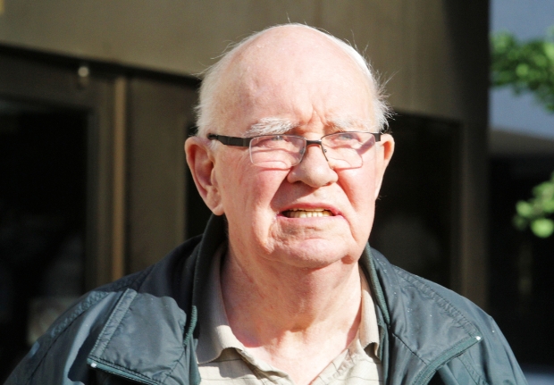 Former priest Father John Kenneth O’Keefe leaves the in Elgin Street in September, 2012. On Thursday, the retired priest who taught at various high schools in the Ottawa region has pleaded guilty for the second time in a year to sexually assaulting a teen boy in his care.