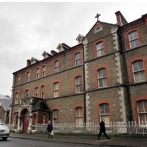 The exterior of the now derelict Sisters of Our Lady of Charity Magdalene Laundry