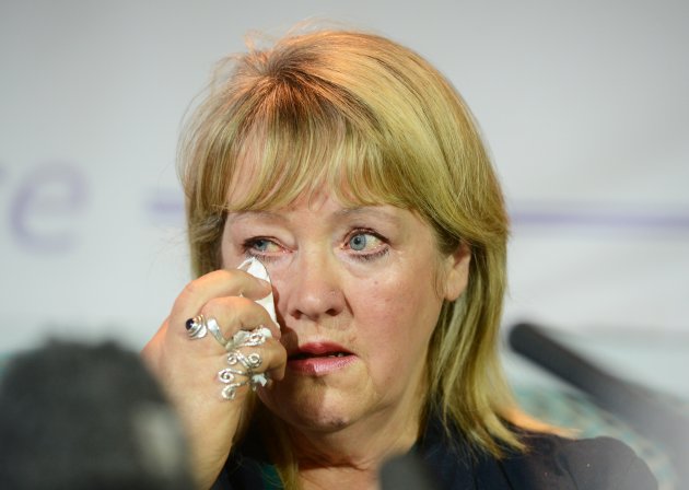 Maureen Sullivan reacts during a press conference this afternoon. (Image: Sasko Lazarov/Photocall Ireland)