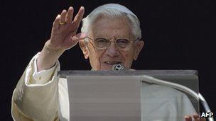 The Pope is the first pontiff to resign rather than die in office for hundreds of years