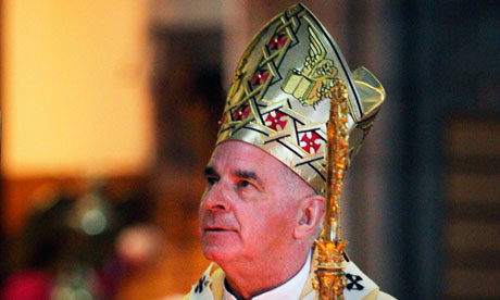 The head Roman Catholic church in Scotland, Cardinal Keith O’Brien, says many priests struggle to cope with celibacy. Photograph: David Cheskin/PA