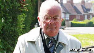 Father Keith Wilkie Denford denies four charges of indecent assault