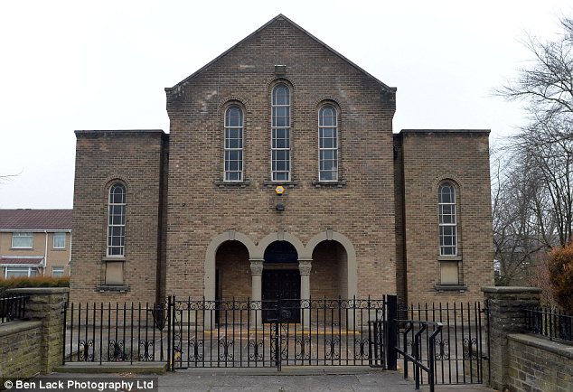 Assault: St Clare's church in Bradford, where Finnegan attacked a 17-year-old female parishioner