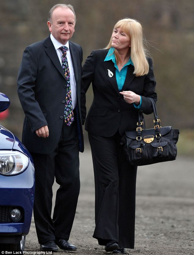 Couple: The former Catholic priest with Beverly Dawson, whom he secretly married