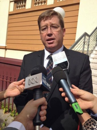 Photo: Dubbo MP Troy Grant investigated abuse allegations when he was a policeman. (ABC News: Dan Cox)