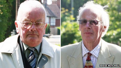 Father Keith Wilkie Denford and Michael Mytton had denied the charges