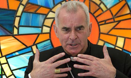Cardinal Keith O’Brien resigned from the diocese of St Andrews and Edinburgh in February following allegations of sexual misconduct. Photograph: James Fraser / Rex Features