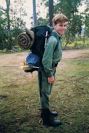 Breach of trust: AH as a boy. Photo: Supplied