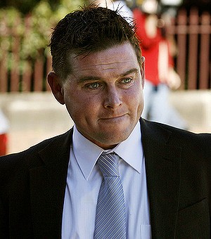 AH, pictured, who cannot be named, brought cheers from the inquiry for his brave testimony. Photo: Darren Pateman