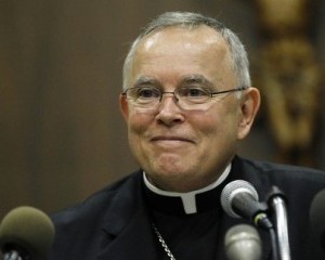 Denver Archbishop Charles Chaput is seen during a news conference Tuesday, July 19, 2011, in Philadelphia. The Vatican on Tuesday named Chaput as Archbishop Justin Rigali's successor as Archbishop of Philadelphia. (AP Photo/Matt Rourke)