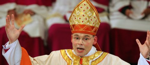 Freund gro?er Gesten: Bischof Tebartz-van Elst. Foto: dpa