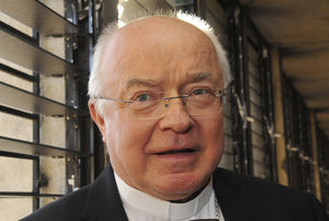 This March 15, 2013 photo shows Archbishop Josef Wesolowski, papal nuncio for the Dominican Republic, in Santo Domingo, Dominican Republic. Authorities in the Dominican Republic will look into allegations of child sex abuse against Wesolowski, following his abrupt removal from his post by the Vatican, Attorney General Francisco Dominguez Brito said Wednesday, Sept. 4, 2013, noting that his office is aware only of rumors and has not received any accusations. (AP Photo/Manuel Diaz)
