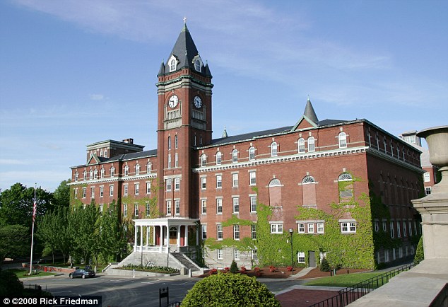 Picturesque: Holy Cross College. in Worcester, MA., has a beautiful campus