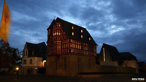 The new residence includes a private chapel that reportedly cost 2.9m euros
