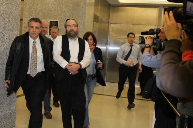 Samuel Kellner, 49, is accused of trying to extort relatives of cantor Baruch Lebovits, whose conviction for sex abuse was overturned.