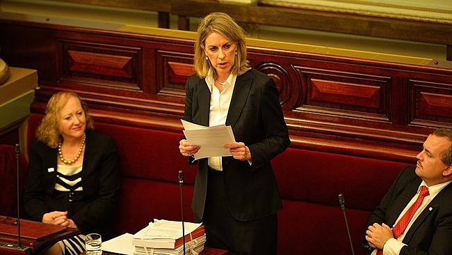 Committee chair Georgie Crozier (centre) said the inquiry uncovered "serious breaches of laws". Source: News Limited