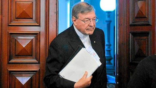 Prime Minister Tony Abbott says Cardinal George Pell deserves credit for being first senior cleric to take the issue of child sex abuse within the church ''very seriously ''. Photo: Joe Armao