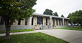 The headquarters of the Archdiocese of Saint Paul and Minneapolis is located on Summit Avenue in St. Paul, across the street from the Cathedral of St. Paul. (Amanda Snyder / MPR)