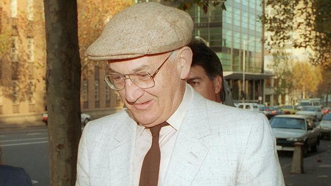 Gerald Ridsdale outside the Melbourne Magistrates Court. Source: News Limited