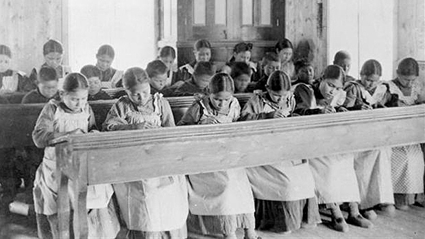 'A lot of survivors will not proceed if they know their abuser will be contacted,' says Steven Cooper, a northern lawyer who has represented former residential school students for nearly two decades. (Library and Archives Canada/PA-042133)