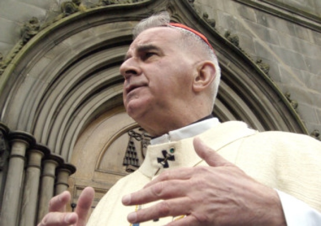 The unidentified man's attempt to sue Cardinal Keith O'Brien has failed. Picture: TSPL