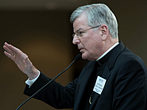Nienstedt's pledge: Archbishop John Nienstedt announced on Nov. 11 that he would begin releasing the names of priests with substantiated allegations of child sexual abuse against them in November if he could obtain a judge's permission to do so. (Jennifer Simonson/MPR News)