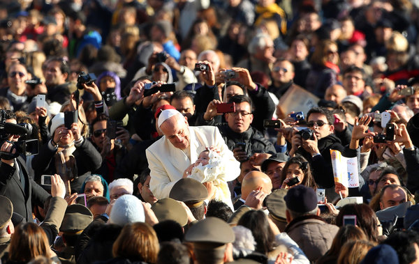 Pope Francis on Wednesday. The announcement of the commission came days after a United Nations panel criticized the Vatican over its handling of abuse cases.