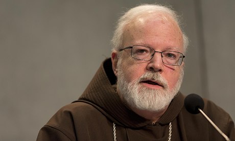 Cardinal Sean O'Malley announces the pope's plans for a panel of experts to advise him on clerical sex abuse. Photograph: Alessandra Tarantino/AP