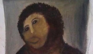 Ecce Homo, poorly restored by local
