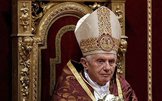 Benedict has previously acknowledged that the scandal was the result of sin within the church and that the church as a result must repent for it and make amends with victims Photo: REUTERS