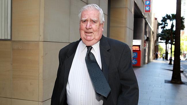 Witness Father Francis Mulcahy after giving evidence at the Royal Commission / Picture: Cameron Richardson Source: News Limited