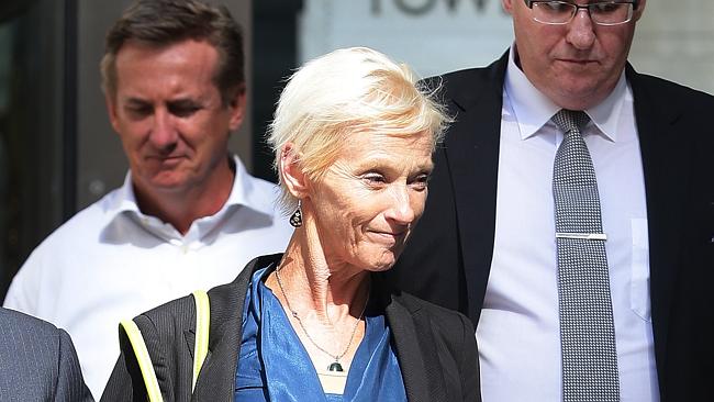 Jennifer Ingham pictured leaving the hearing after giving evidence yesterday. Picture: Sam Ruttyn Source: News Limited