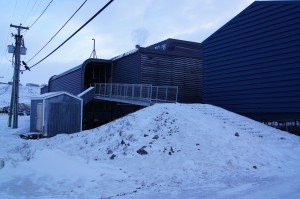 Prisoner exit and entrance to rear of Baffin Correctional Centre