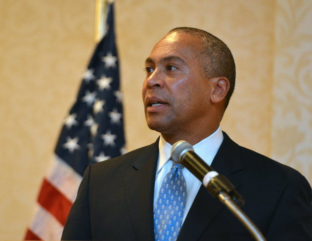 Massachusetts Gov. Deval Patrick, seen in this May file photo, is expected to sign bills Thursday increasing the state minimum wage and extending the statute of limitations in child sex abuse cases. (The Republican file photo by /Michael S. Gordon )