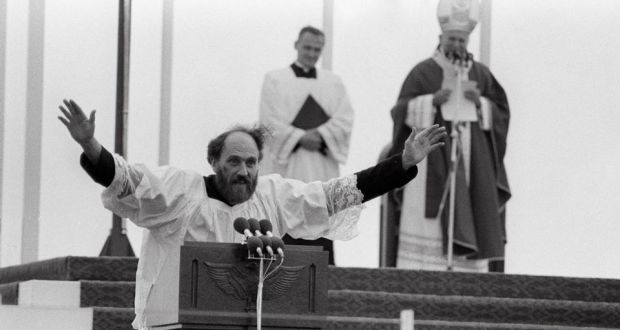 Fr Michael Cleary during the Papal visit to Ireland in 1979